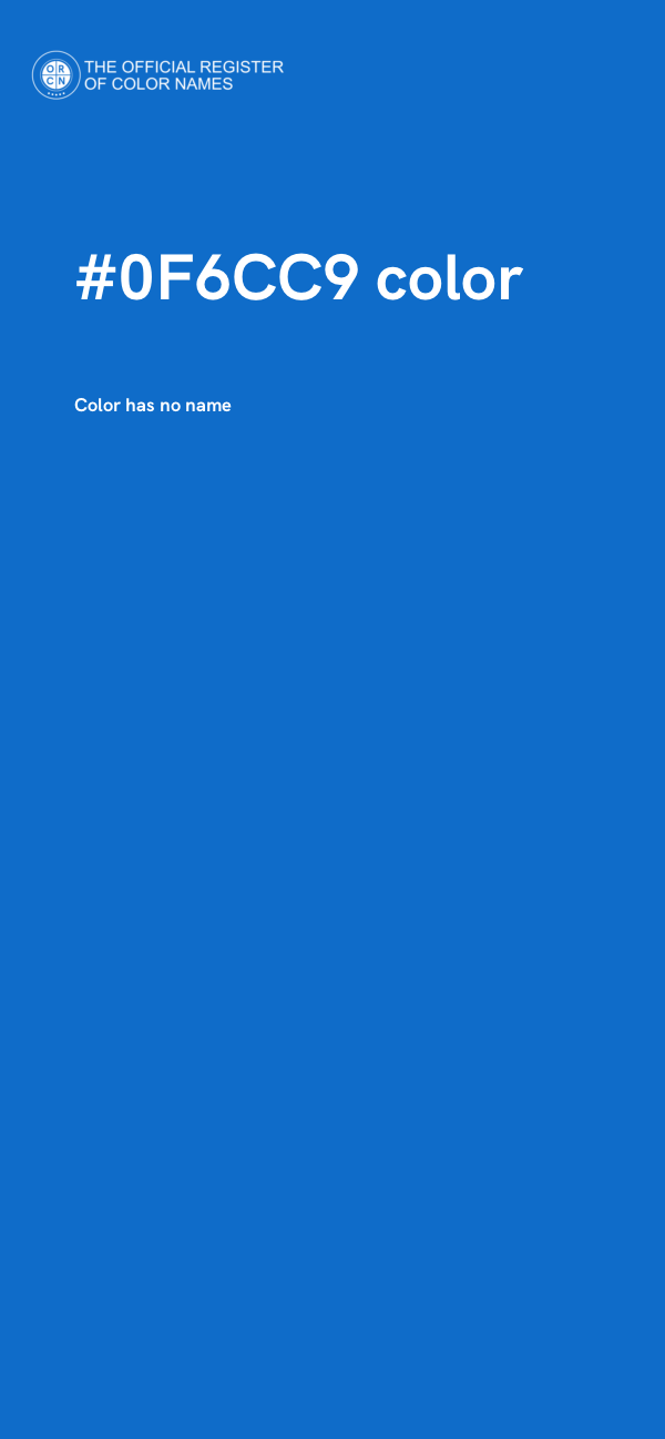 #0F6CC9 color image
