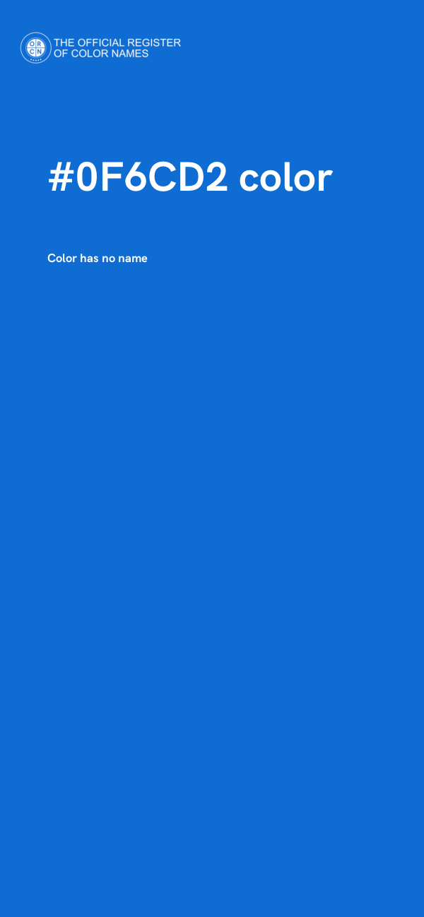 #0F6CD2 color image