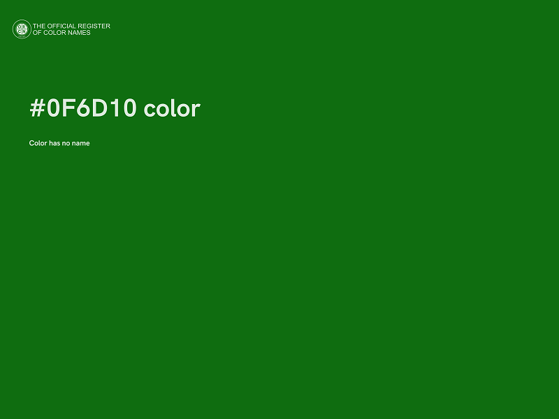 #0F6D10 color image