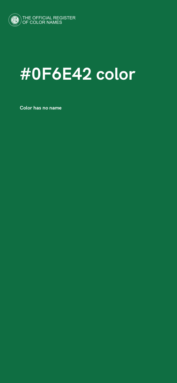 #0F6E42 color image