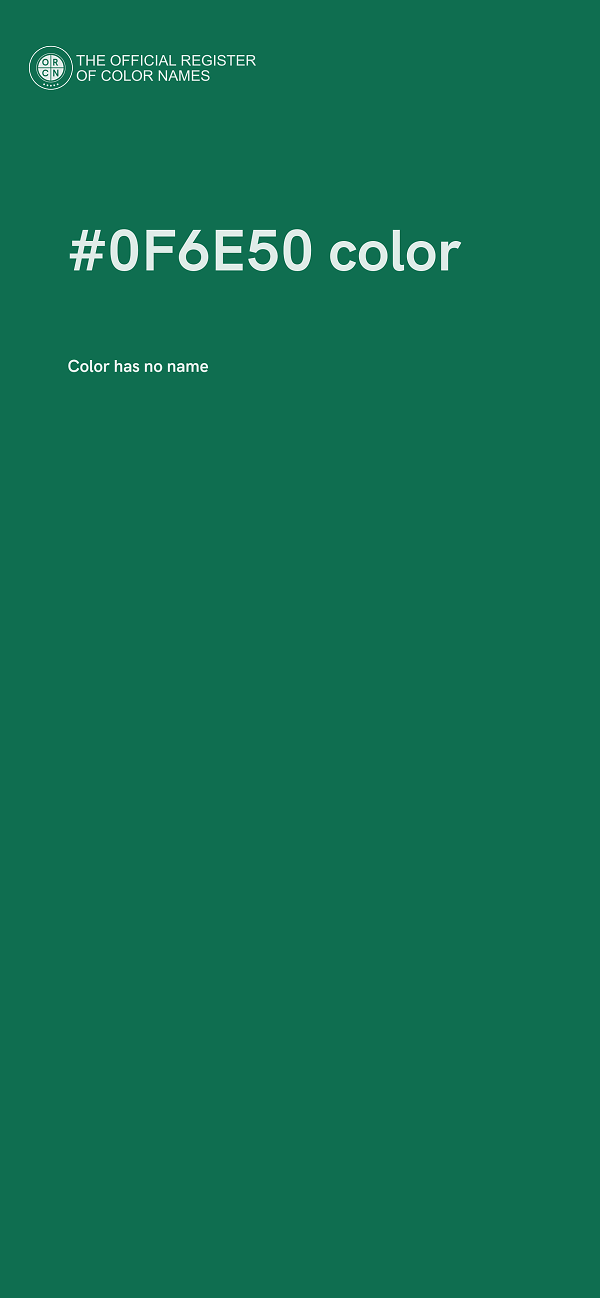 #0F6E50 color image