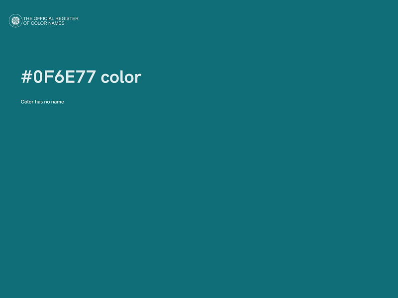 #0F6E77 color image