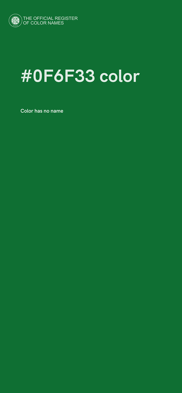 #0F6F33 color image