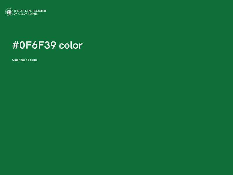 #0F6F39 color image