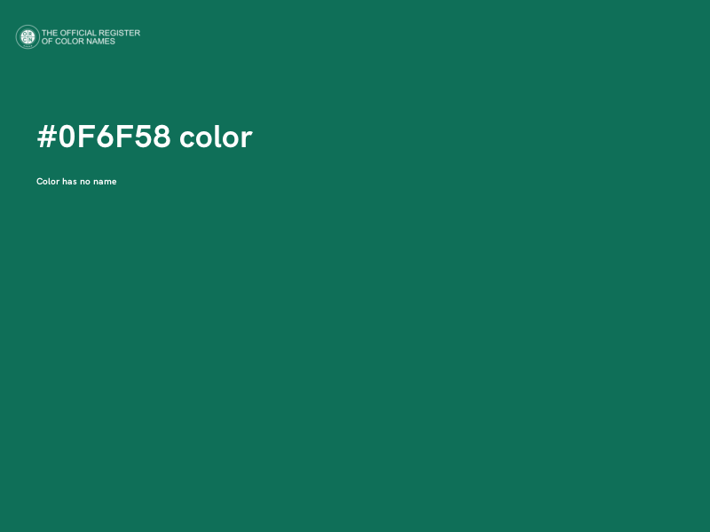 #0F6F58 color image