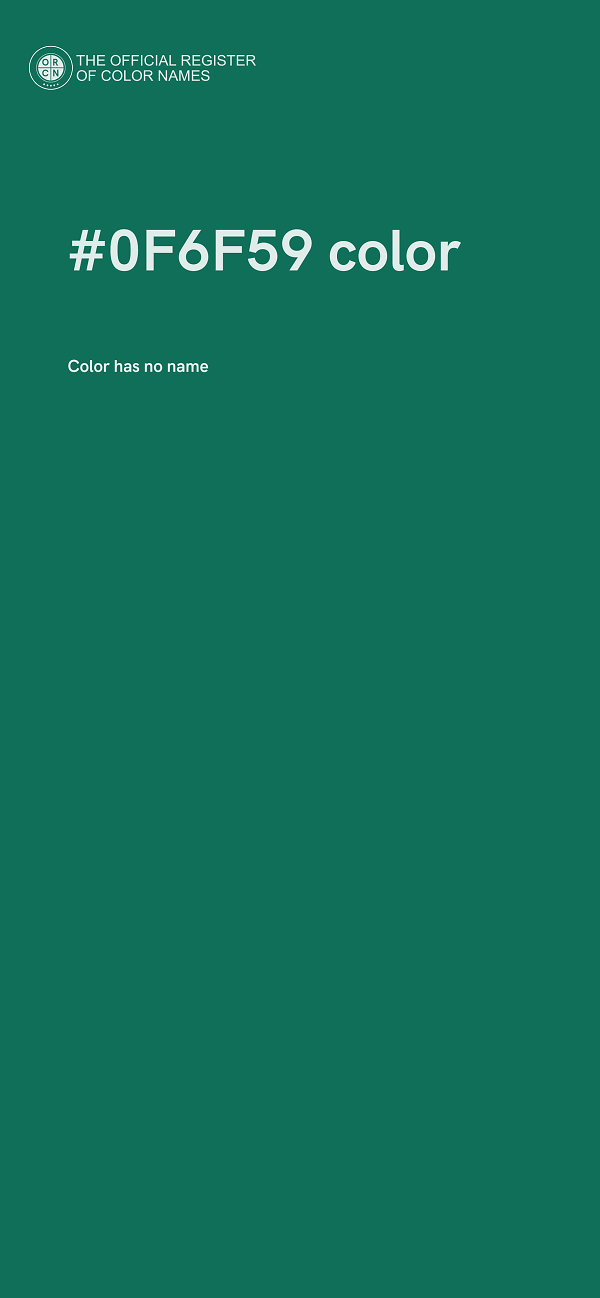 #0F6F59 color image