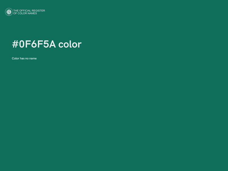 #0F6F5A color image