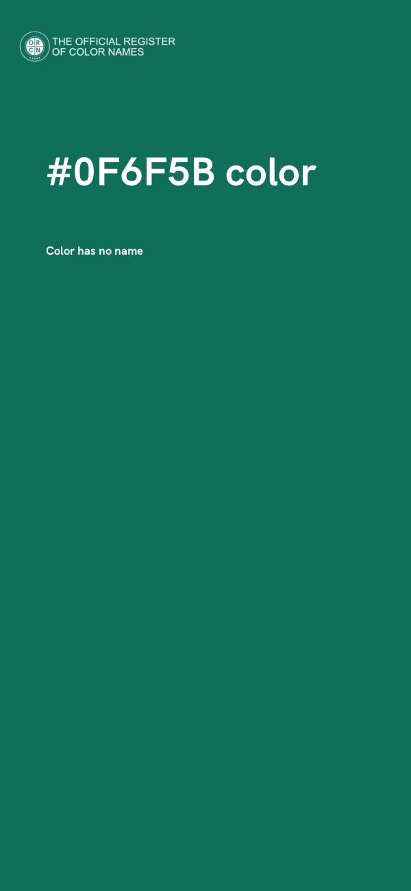 #0F6F5B color image