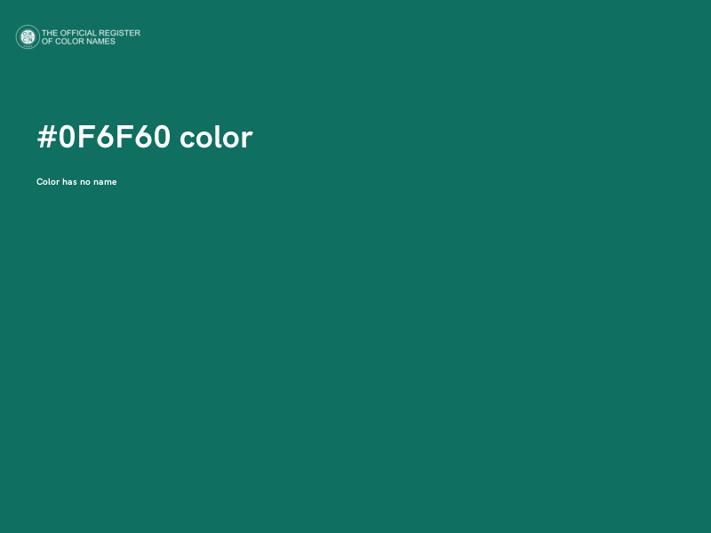 #0F6F60 color image