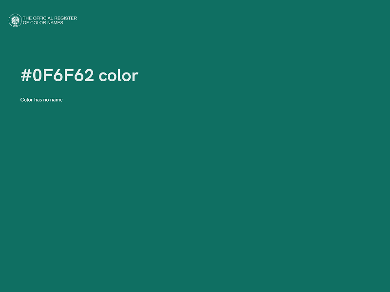 #0F6F62 color image