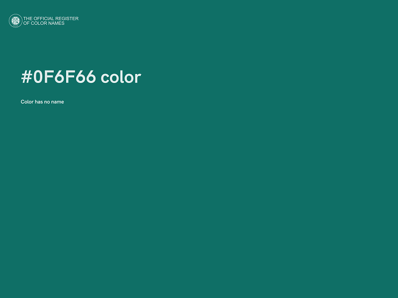 #0F6F66 color image