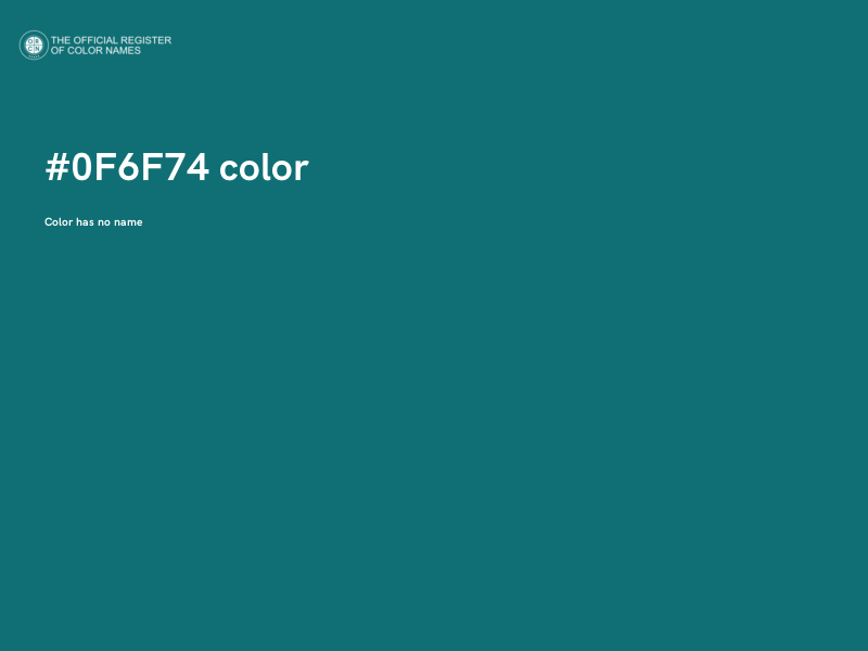 #0F6F74 color image