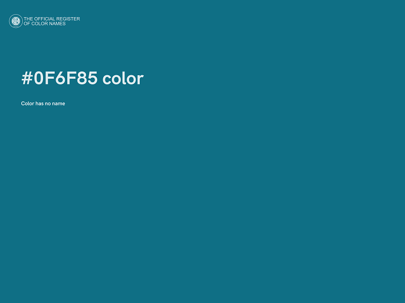 #0F6F85 color image