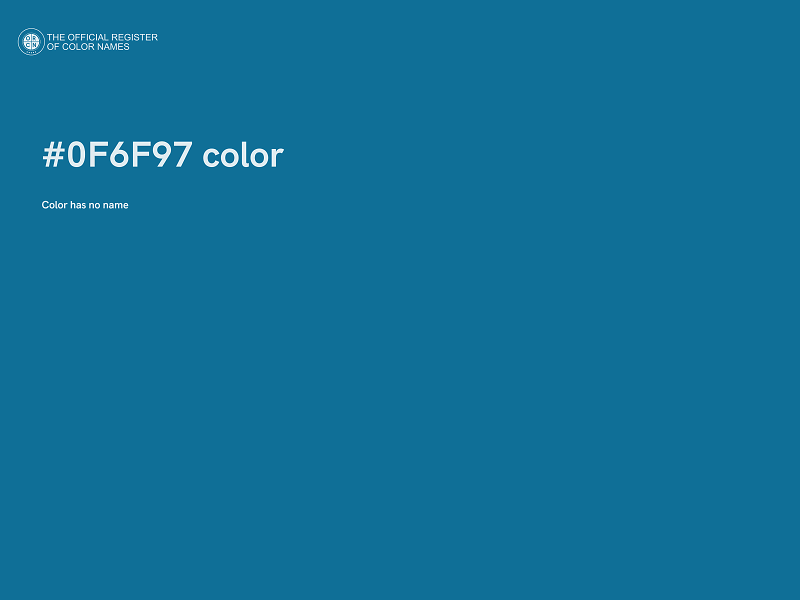 #0F6F97 color image