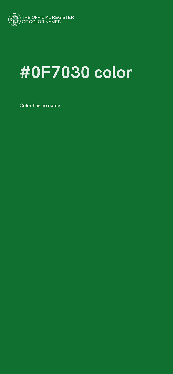 #0F7030 color image
