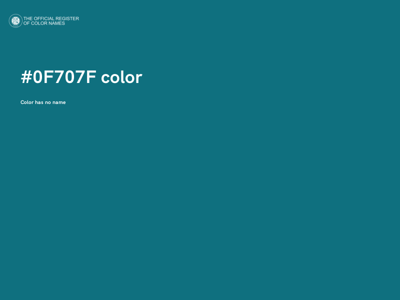 #0F707F color image