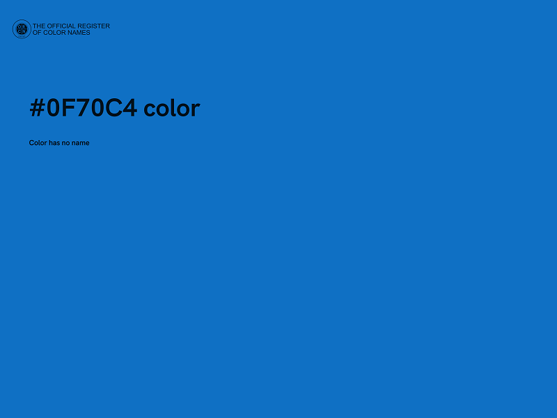 #0F70C4 color image