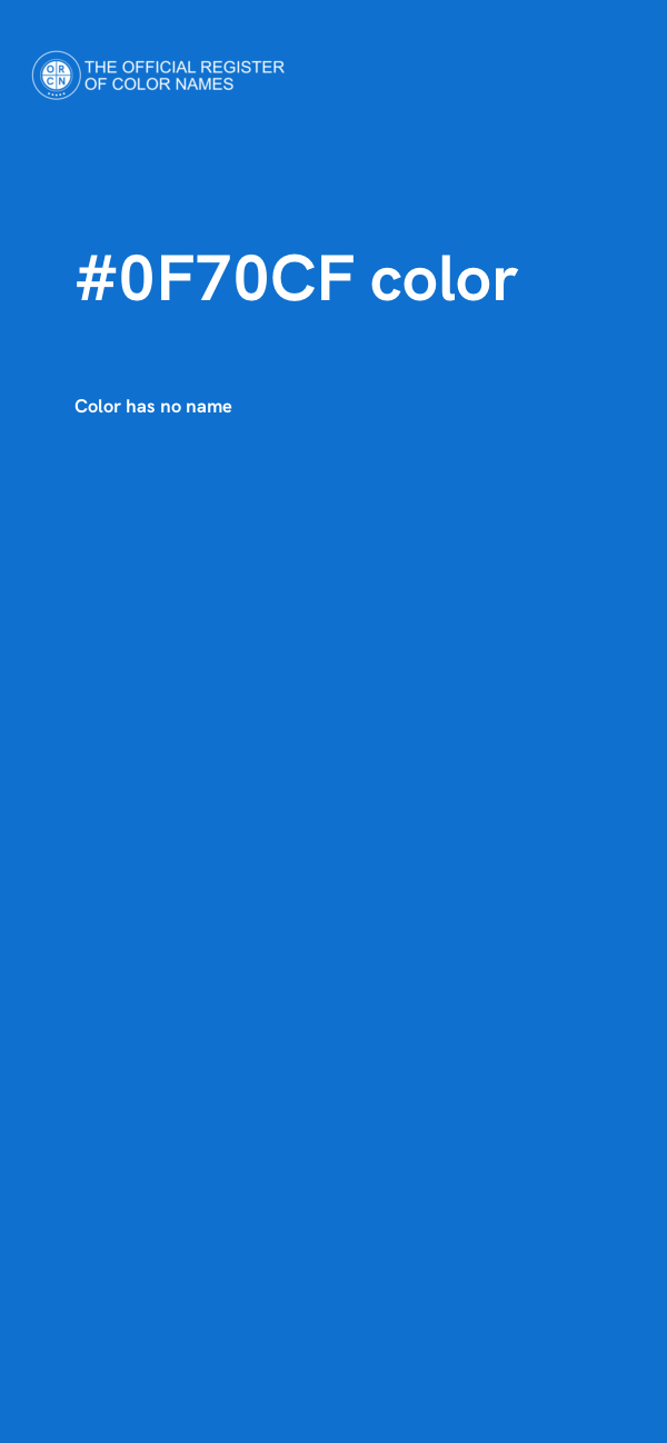 #0F70CF color image