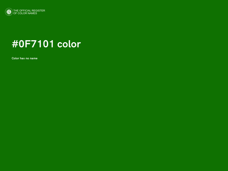 #0F7101 color image