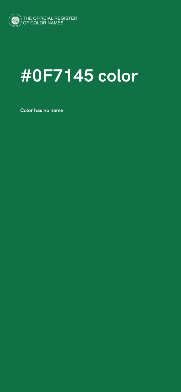 #0F7145 color image