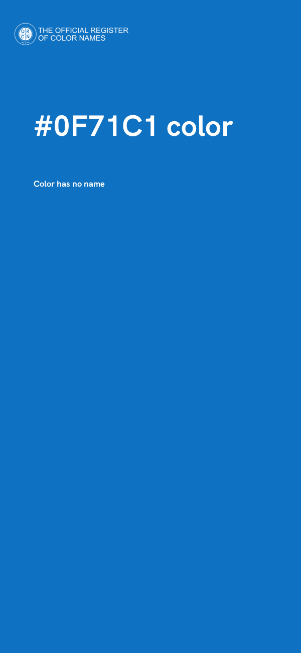 #0F71C1 color image