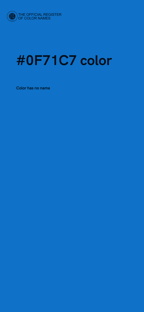 #0F71C7 color image