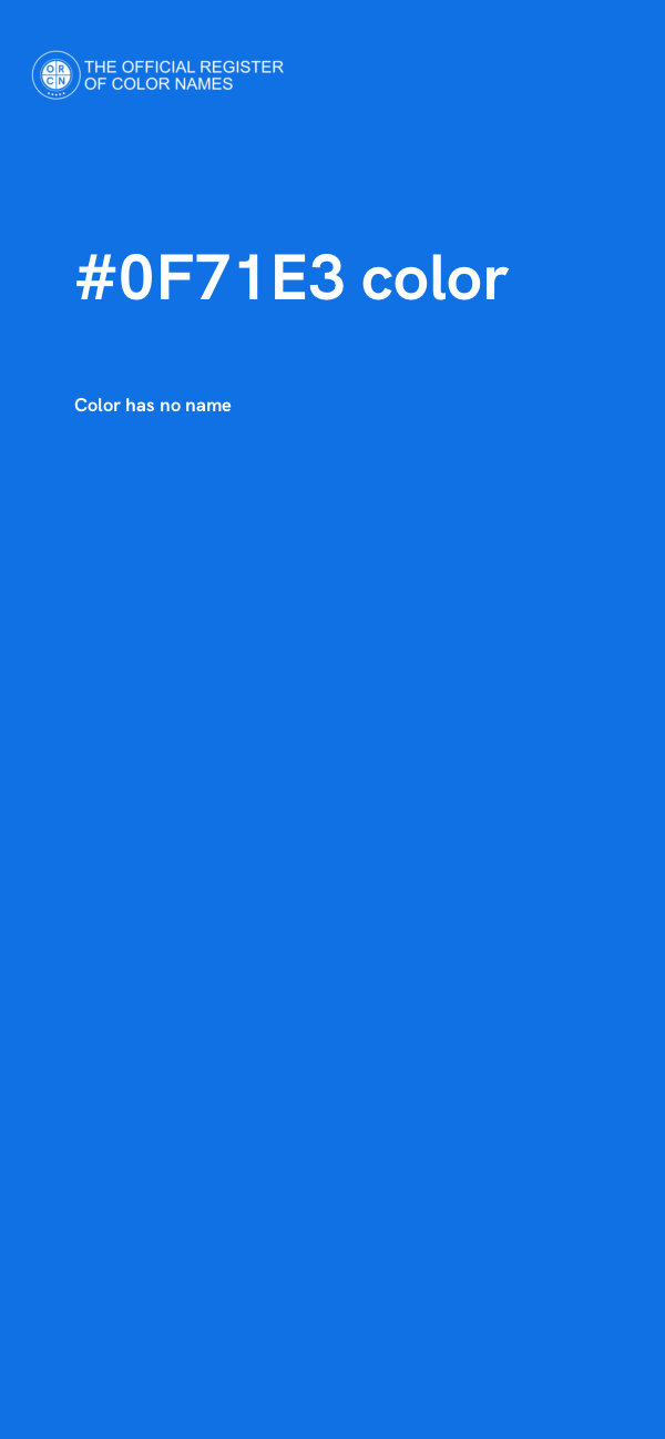 #0F71E3 color image