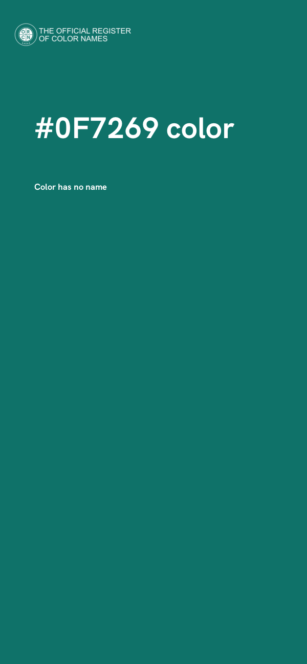 #0F7269 color image