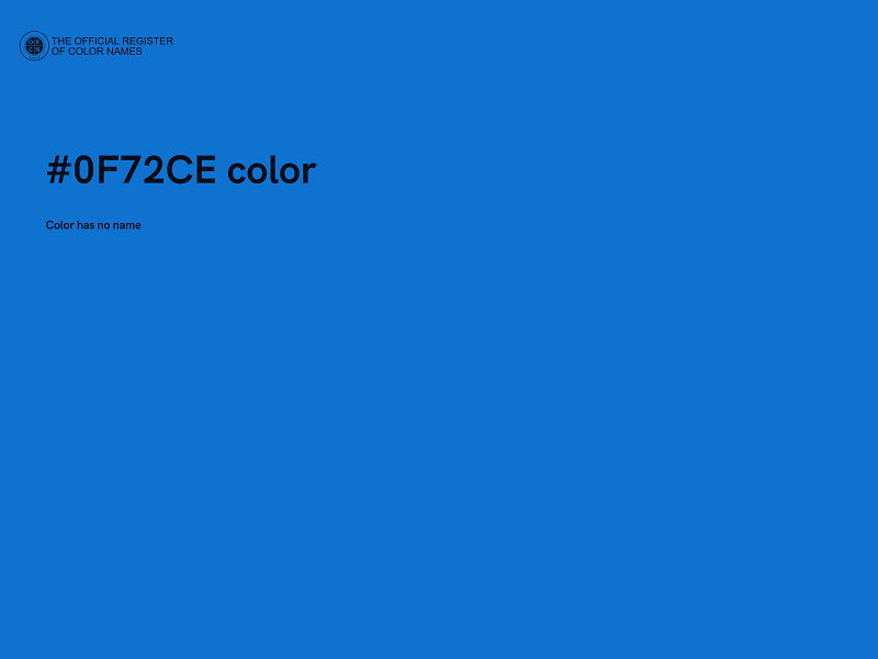 #0F72CE color image