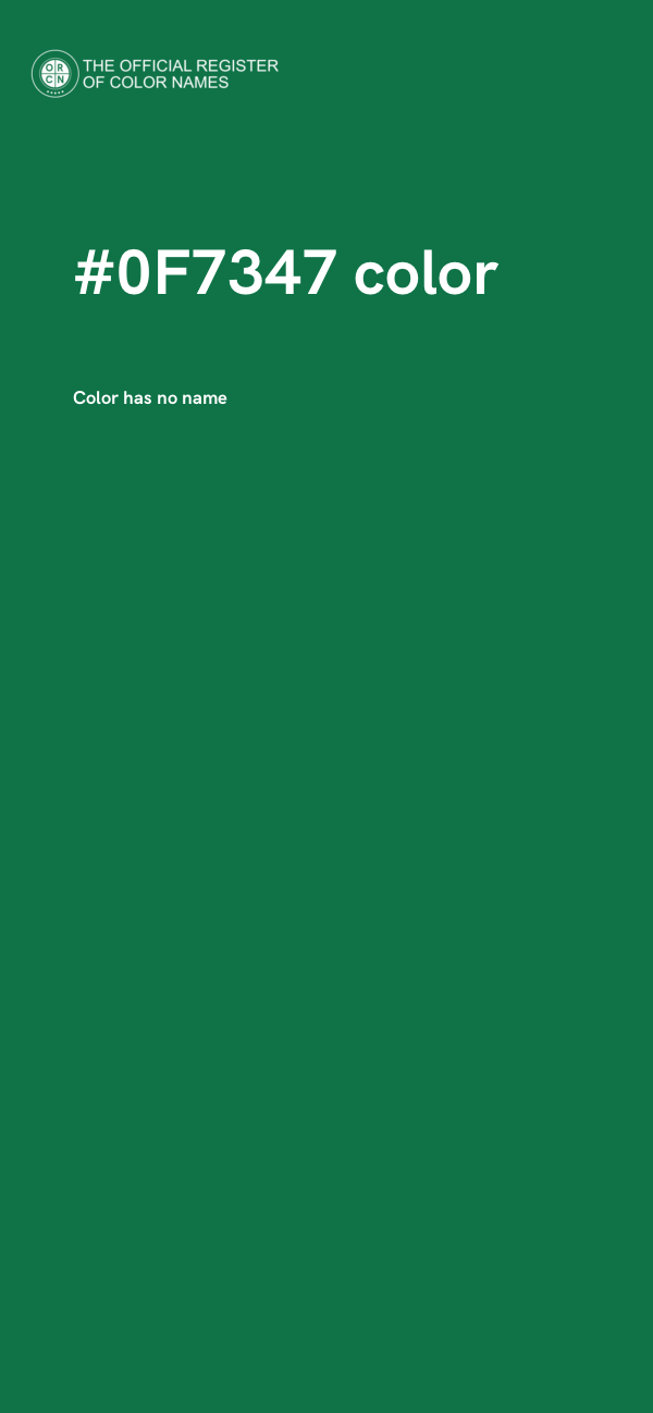 #0F7347 color image