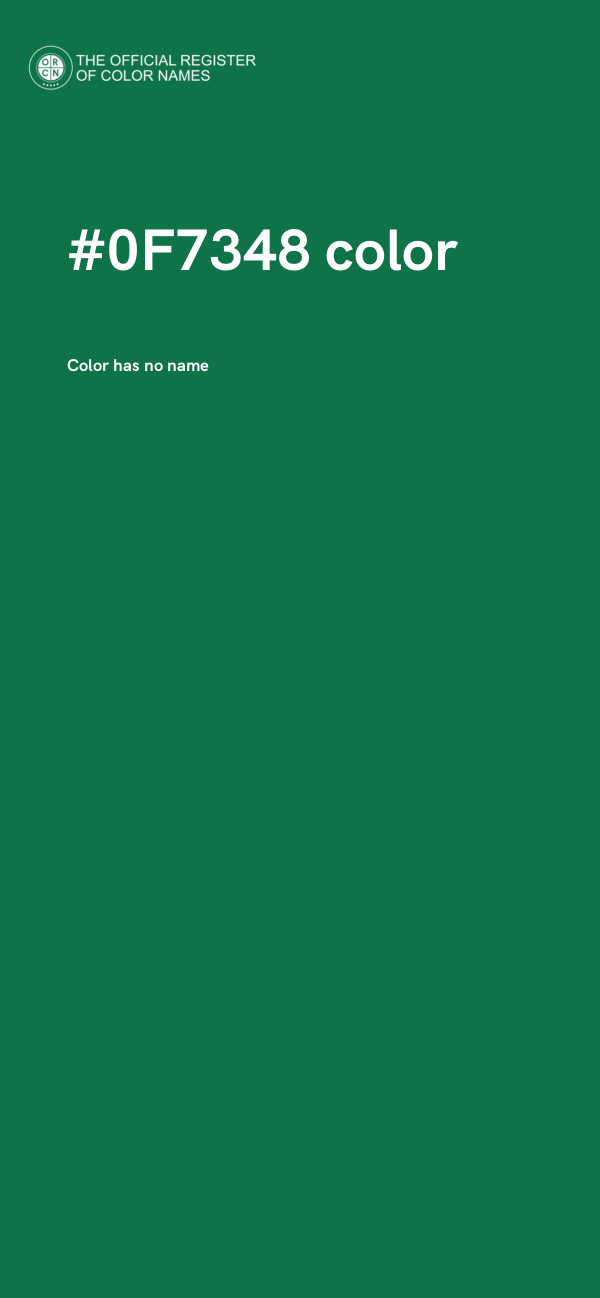 #0F7348 color image