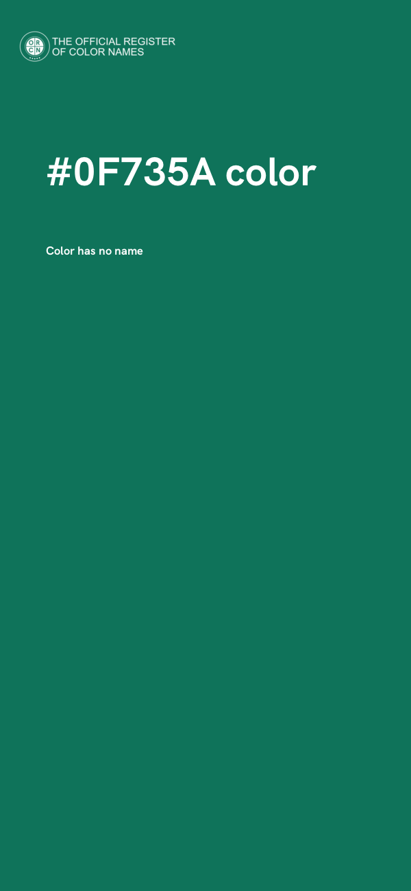 #0F735A color image