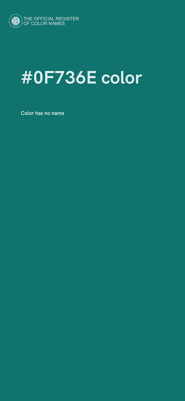 #0F736E color image