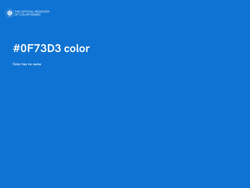 #0F73D3 color image