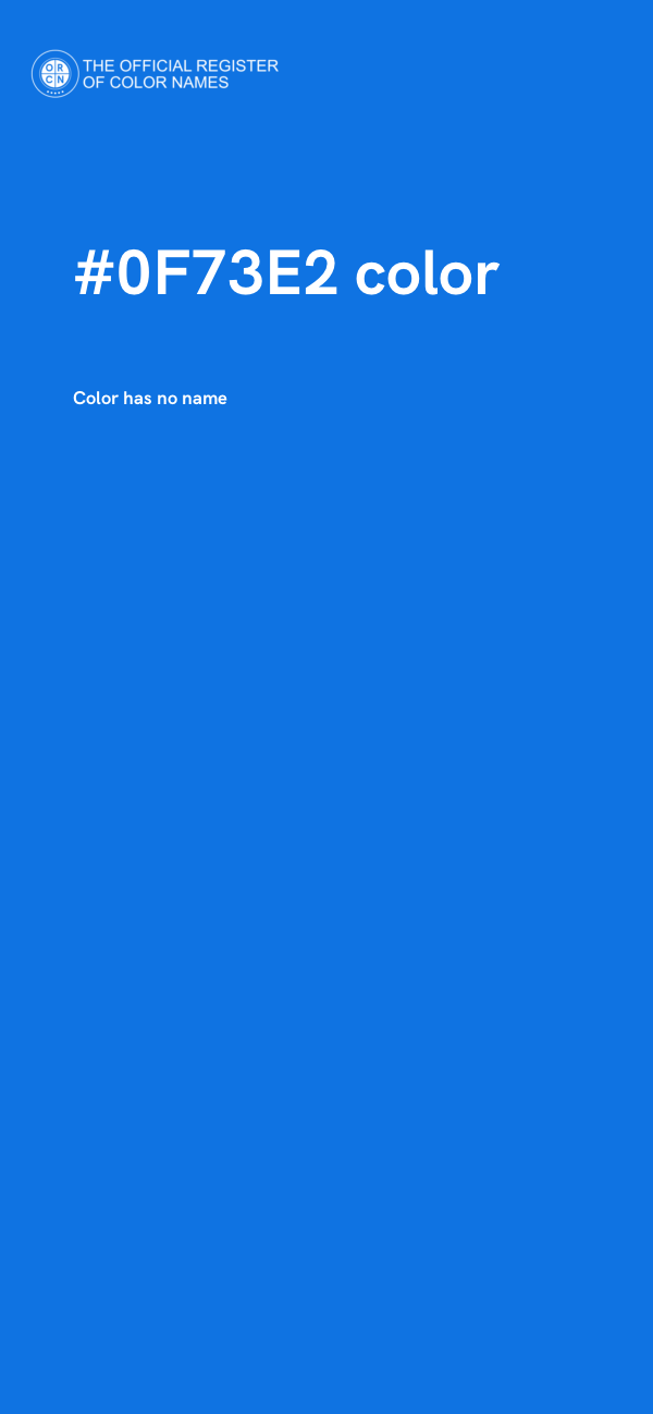 #0F73E2 color image
