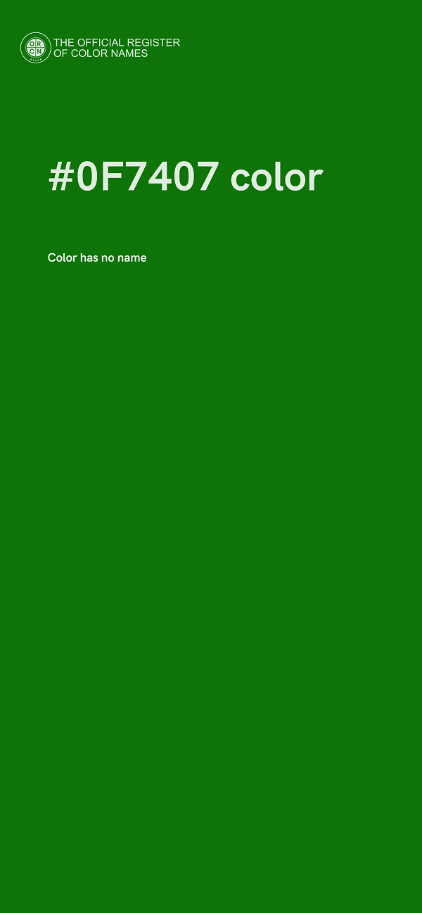 #0F7407 color image