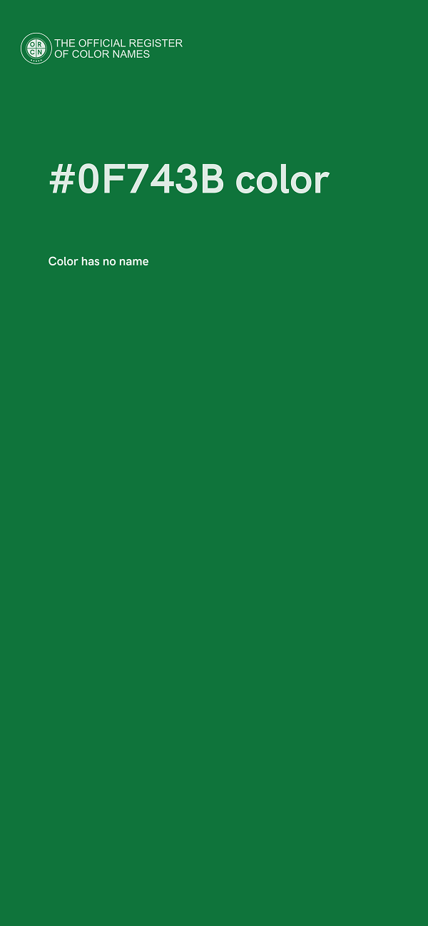 #0F743B color image