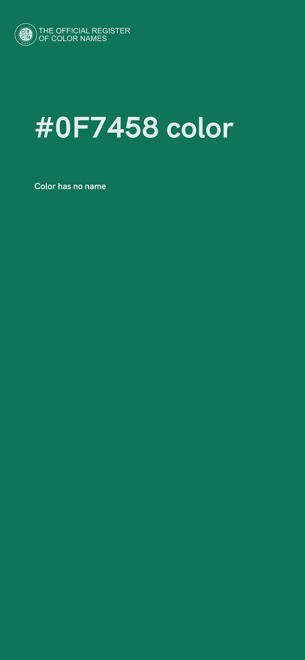 #0F7458 color image