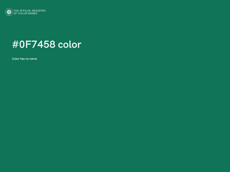 #0F7458 color image