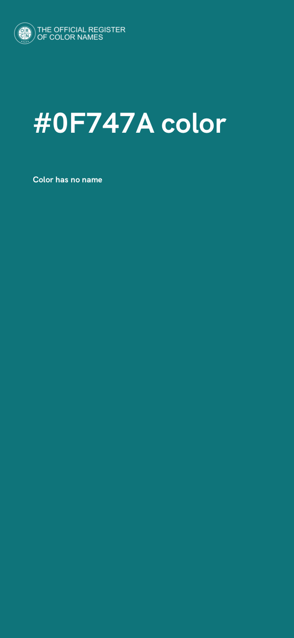 #0F747A color image