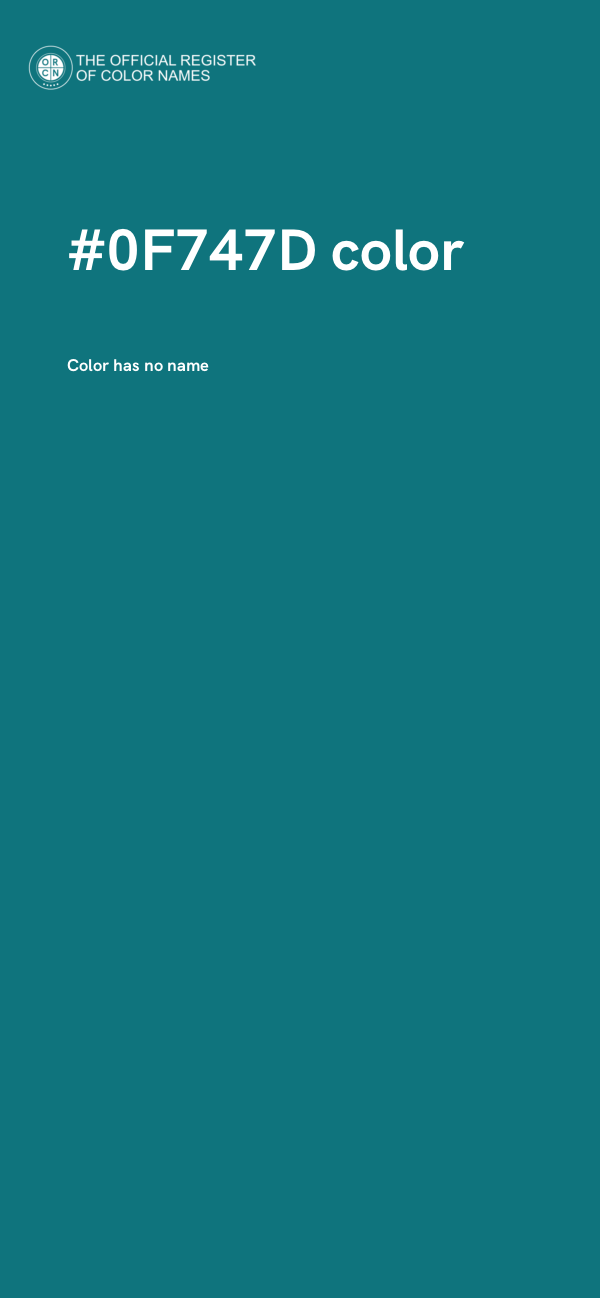 #0F747D color image