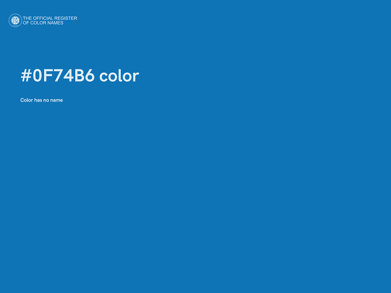 #0F74B6 color image