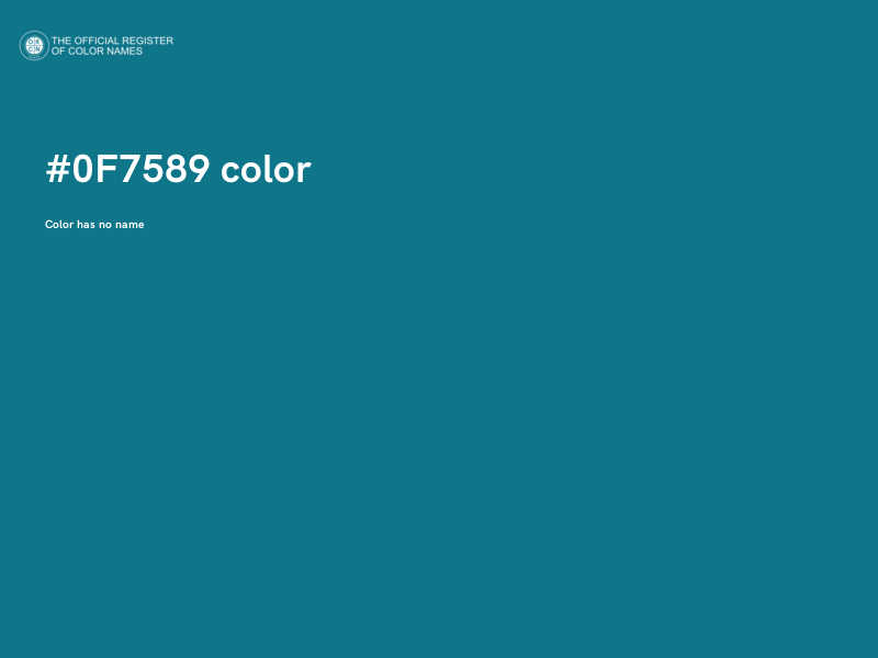#0F7589 color image