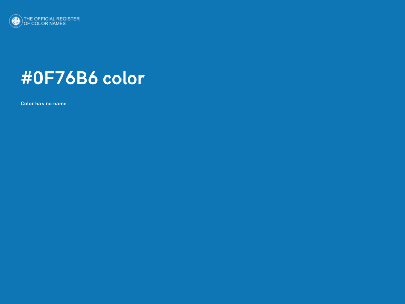 #0F76B6 color image