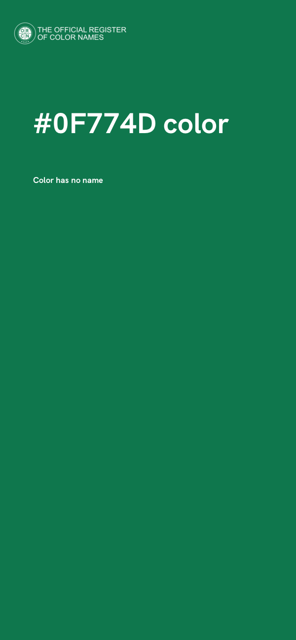 #0F774D color image