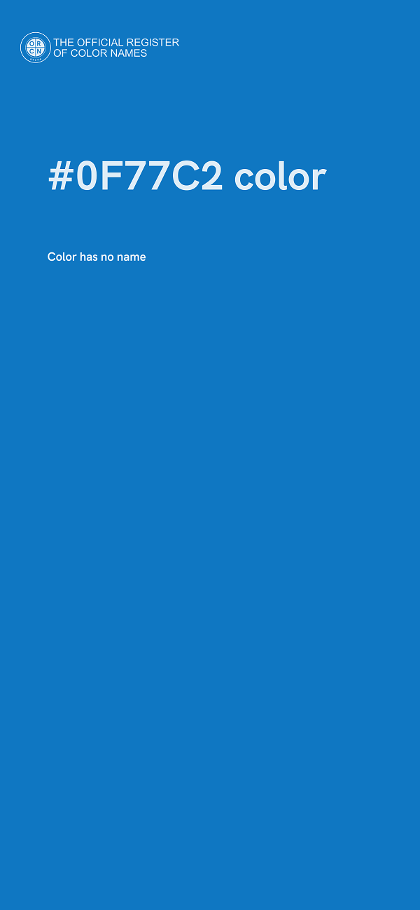 #0F77C2 color image
