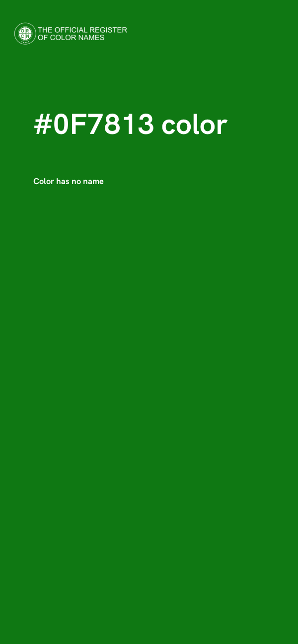 #0F7813 color image