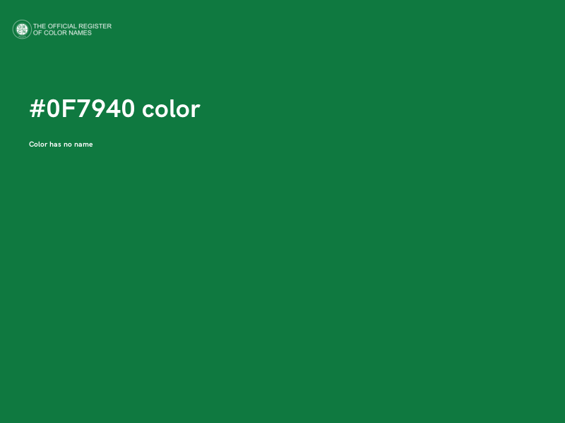 #0F7940 color image
