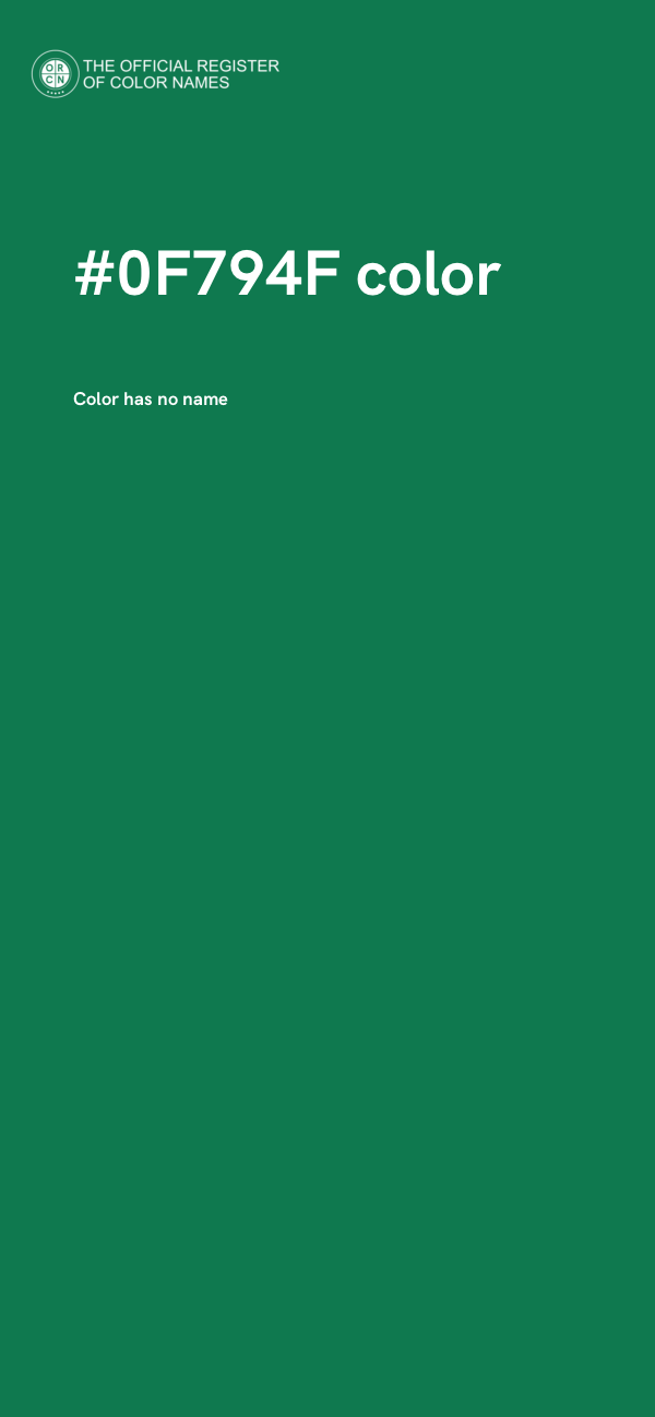 #0F794F color image