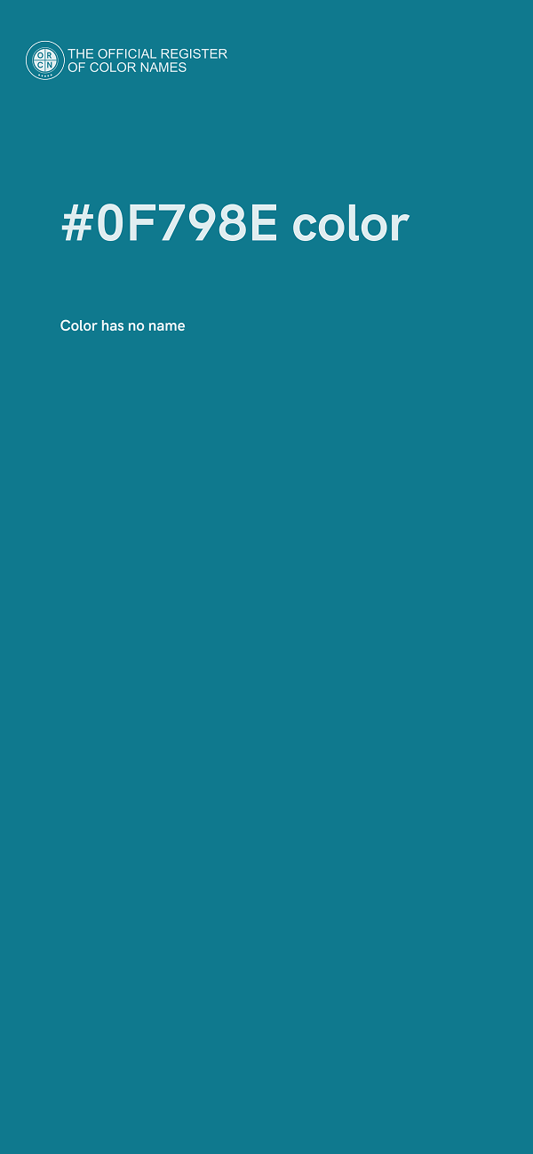 #0F798E color image